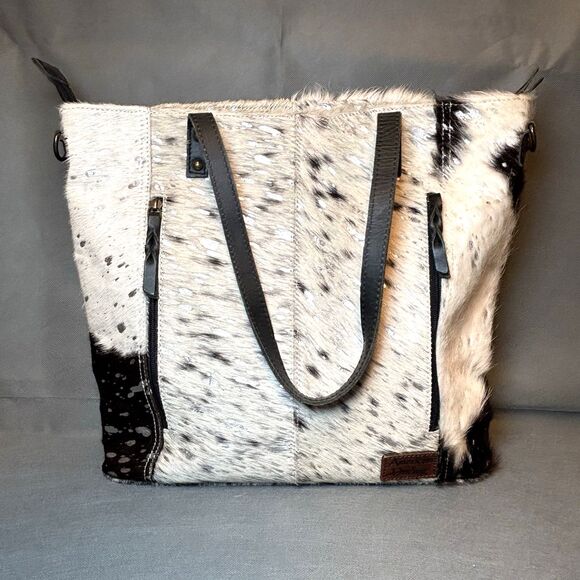 AD American Darling Tote Bag Purse Cowhide Genuine Leather Women Western Cowgirl - Picture 1 of 15